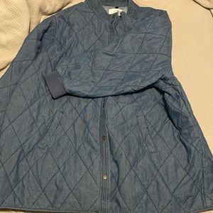 Quilted shacket torrid